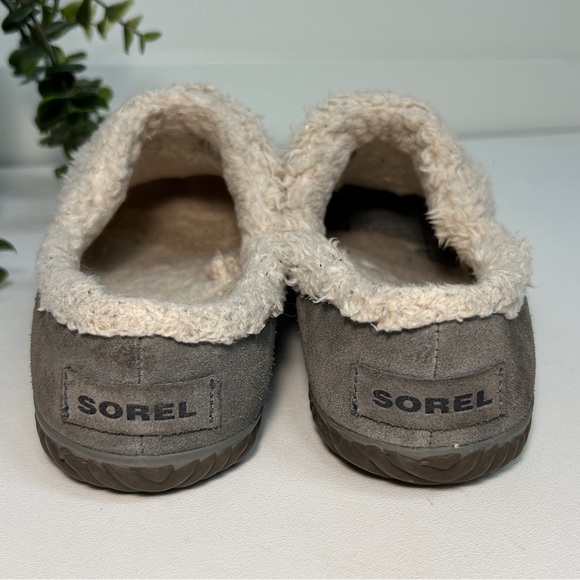Sorel Out 'N About Slide Gray House Slipper - Women's Size 9 - Picture 4 of 12